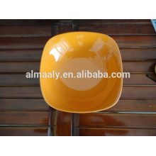 Wholesale colorful ceramic SQ dinner plate